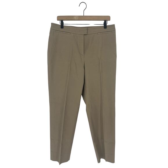 Piazza Sempione Brigitte Beige Slim Ankle Trousers Made in Italy - Picture 2 of 10